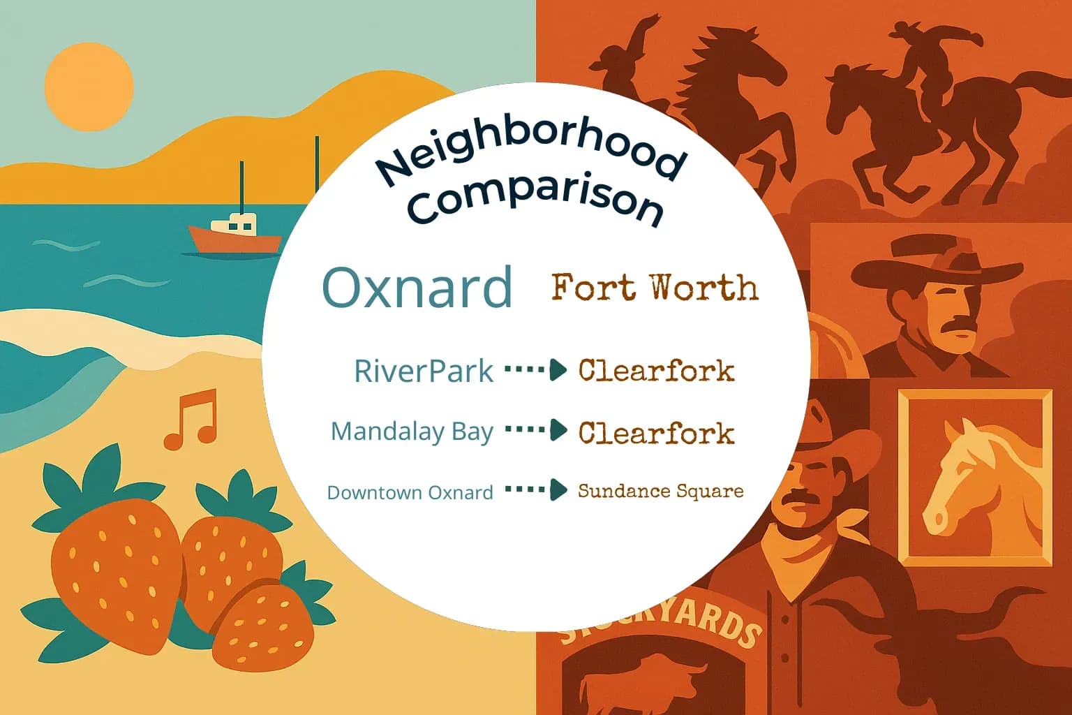 Oxnard vs Fort Worth Neighborhood Comparison