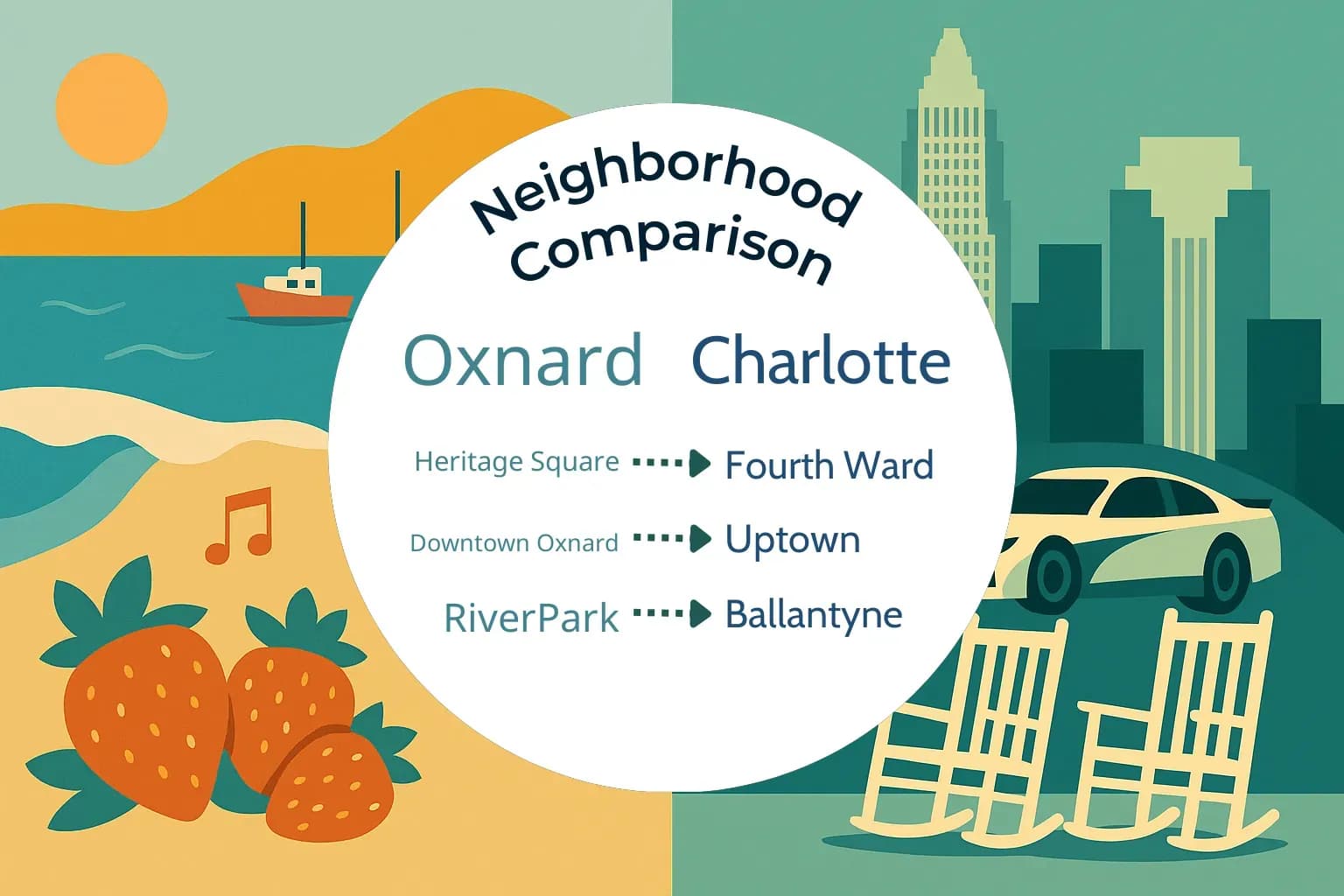 Oxnard vs Charlotte Neighborhood Comparison