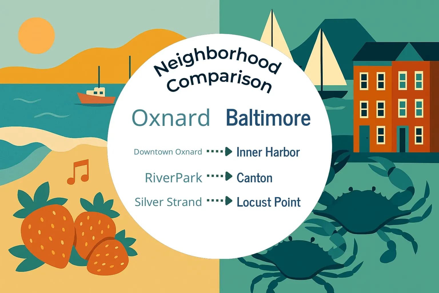 Oxnard vs Baltimore Neighborhood Comparison