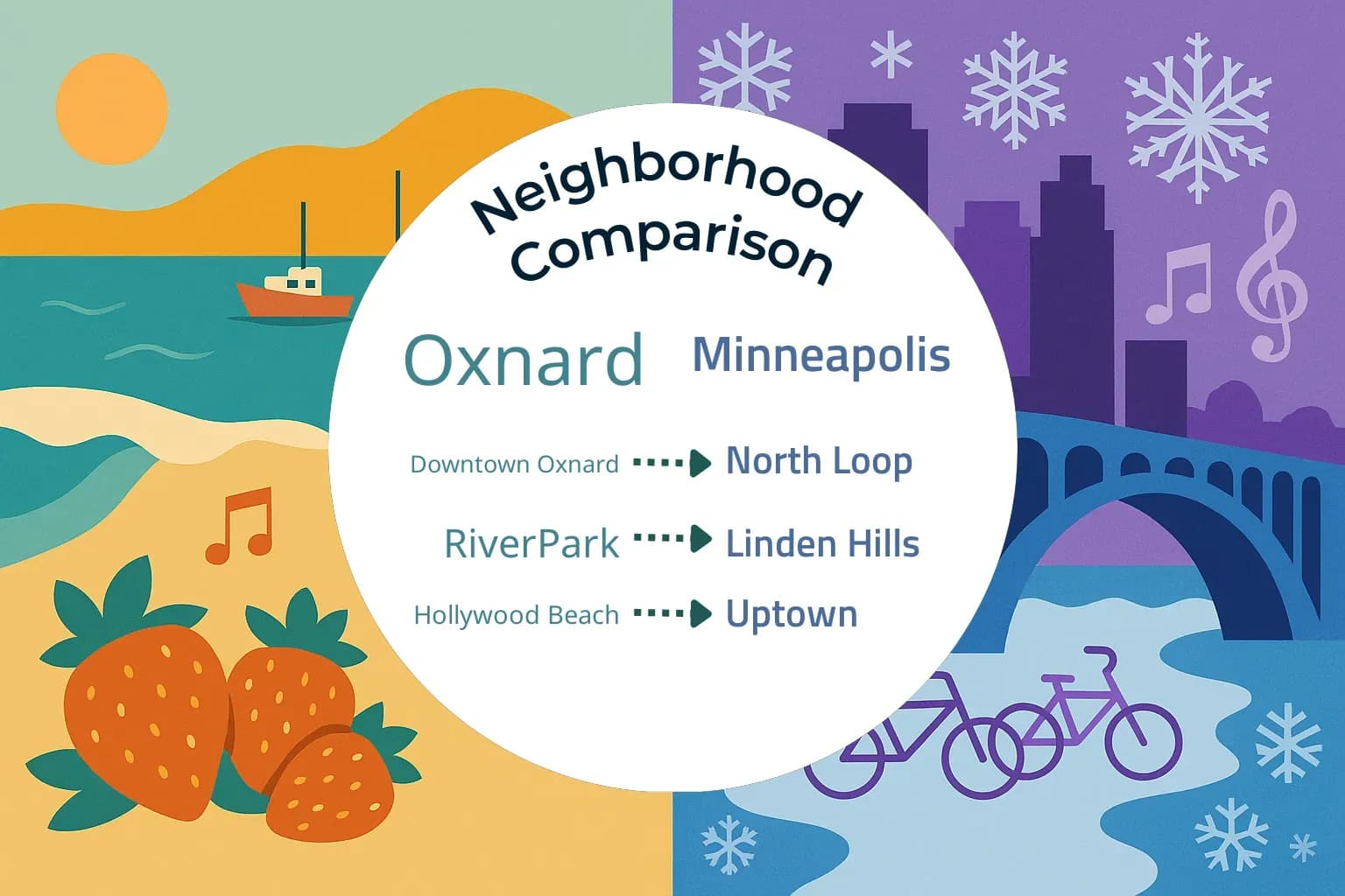 Oxnard vs Minneapolis Neighborhood Comparison