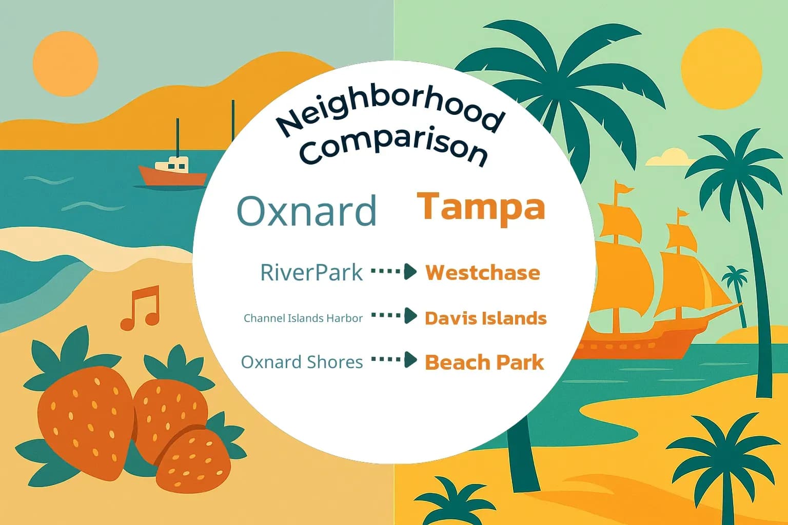 Oxnard vs Tampa Neighborhood Comparison