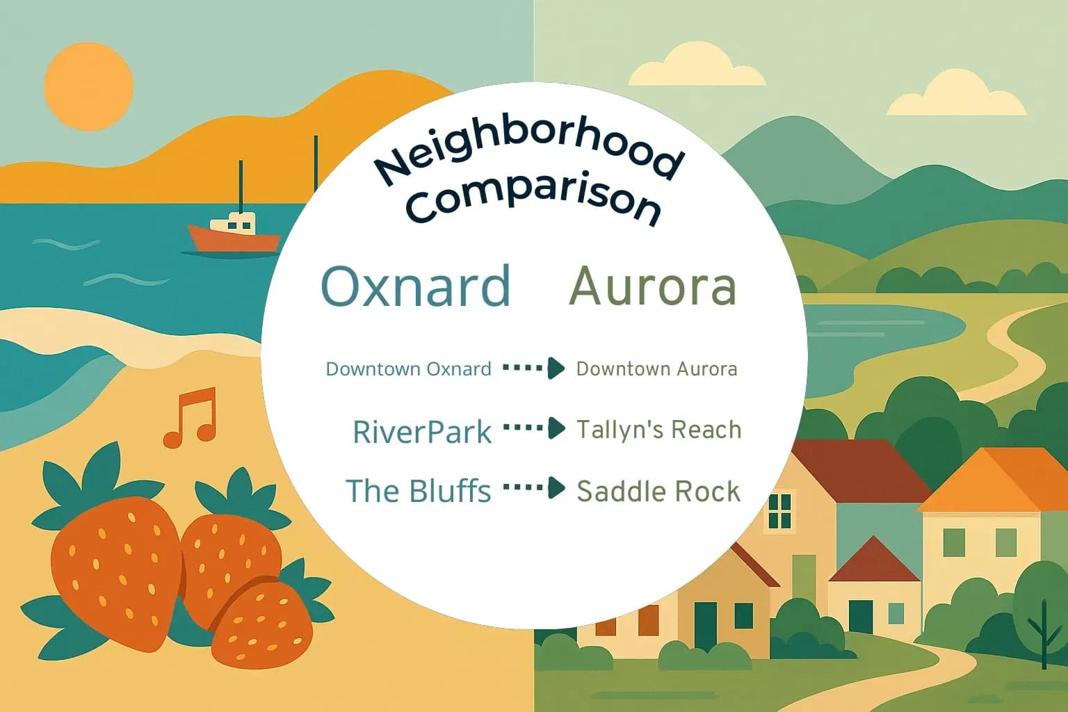 Oxnard vs Aurora Neighborhood Comparison