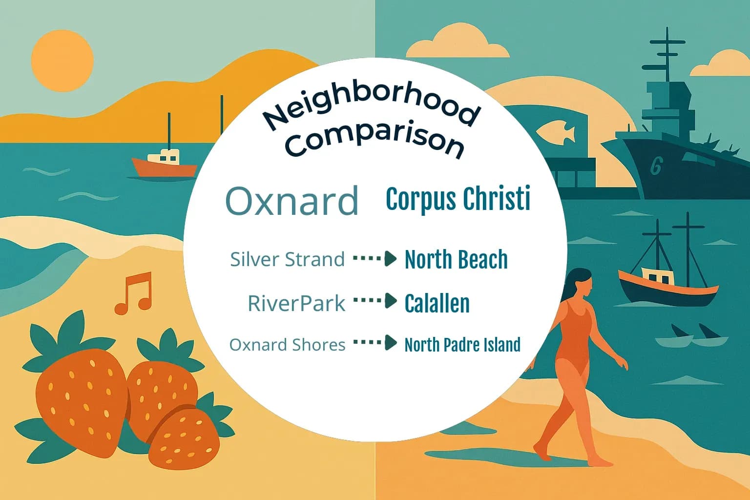 Oxnard vs Corpus Christi Neighborhood Comparison
