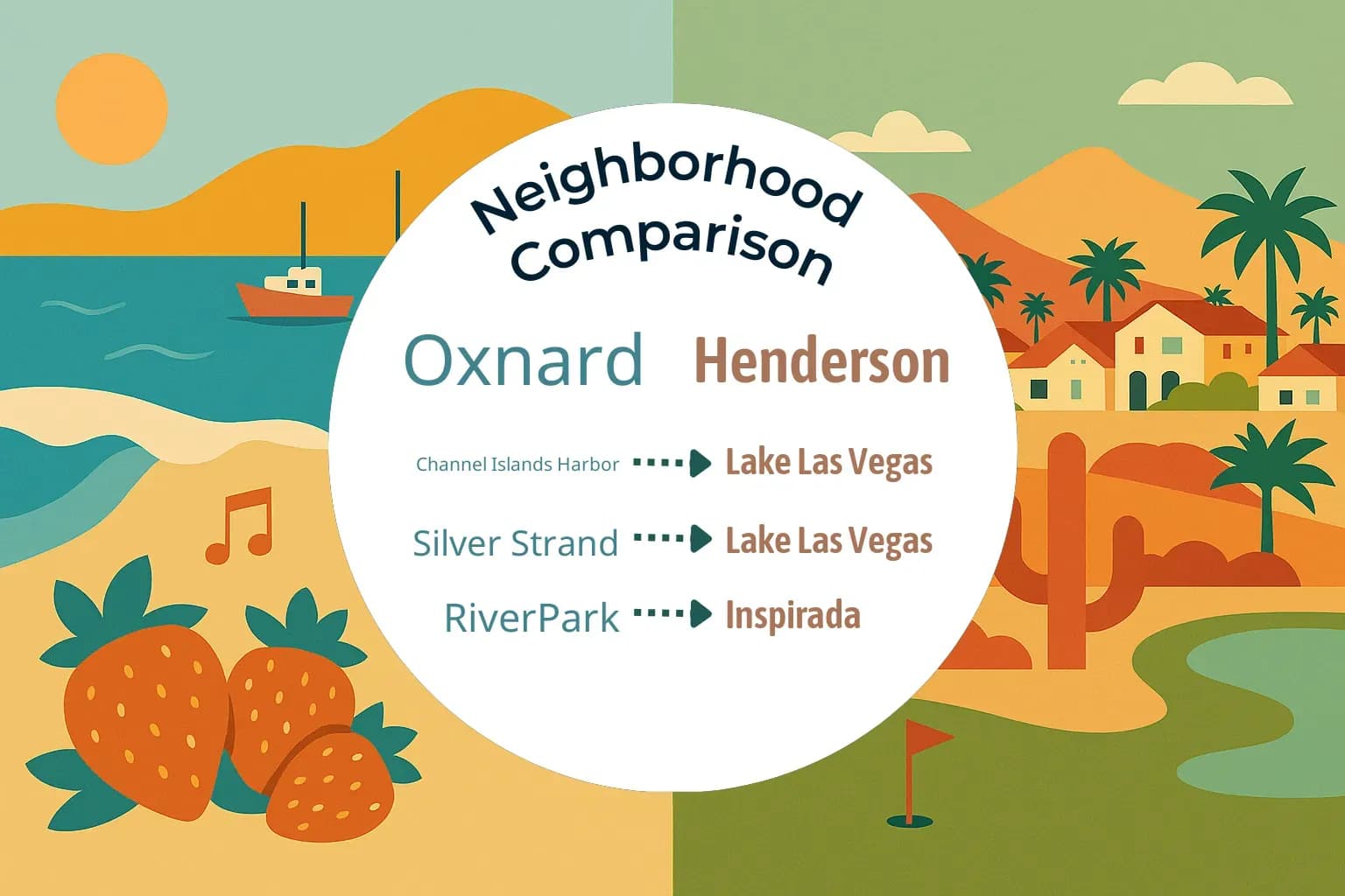 Oxnard vs Henderson Neighborhood Comparison