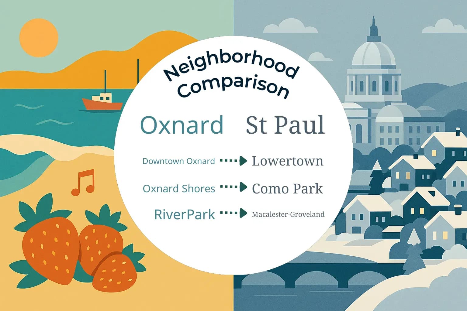 Oxnard vs St. Paul Neighborhood Comparison