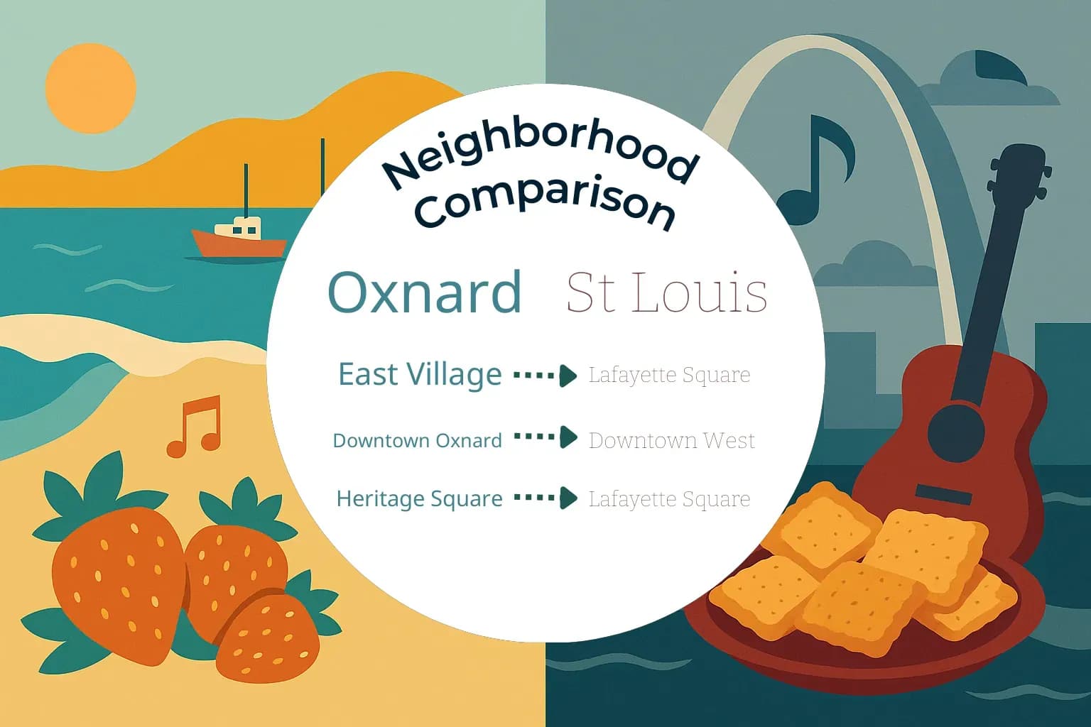 Oxnard vs St. Louis Neighborhood Comparison