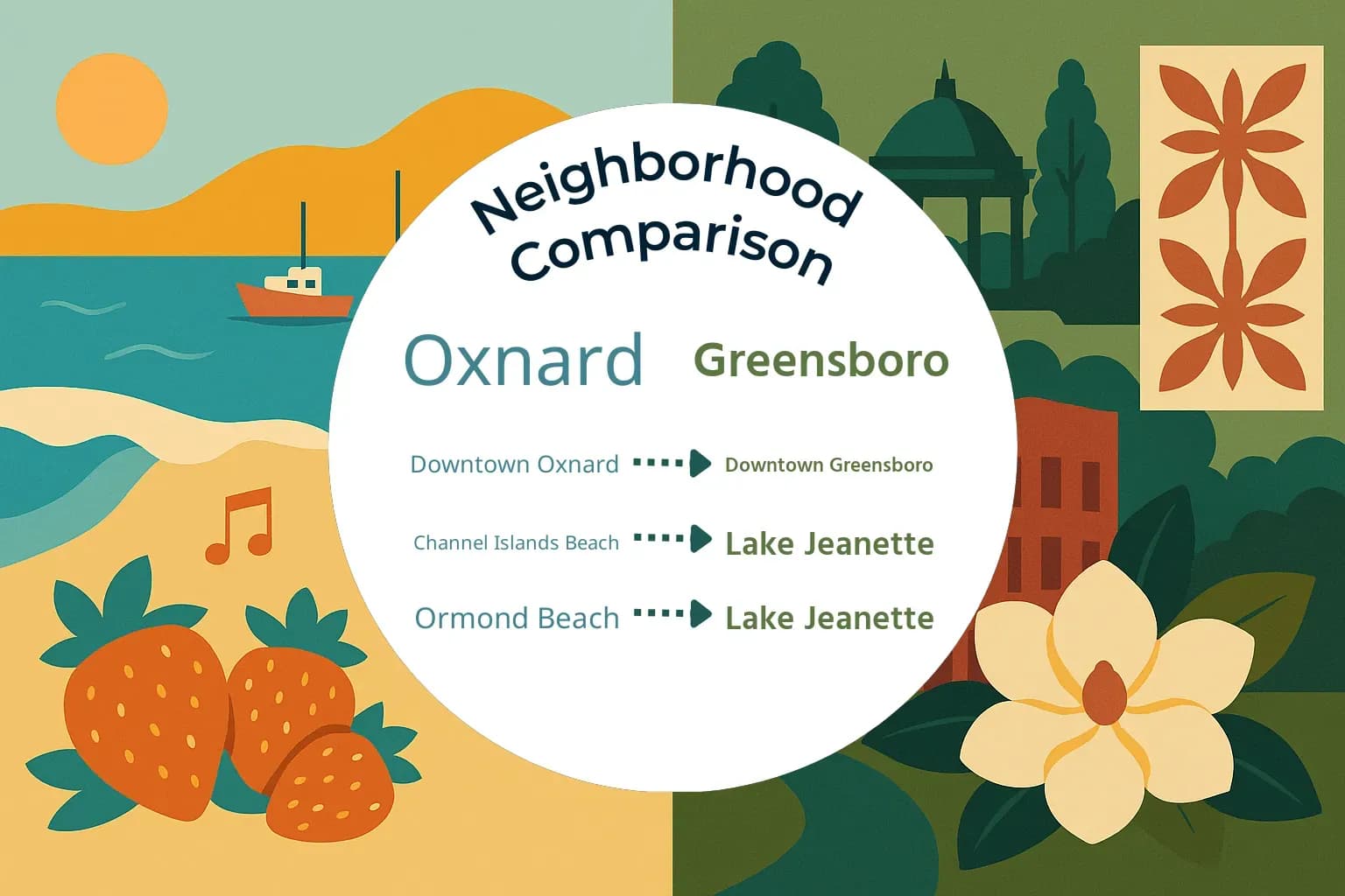 Oxnard vs Greensboro Neighborhood Comparison