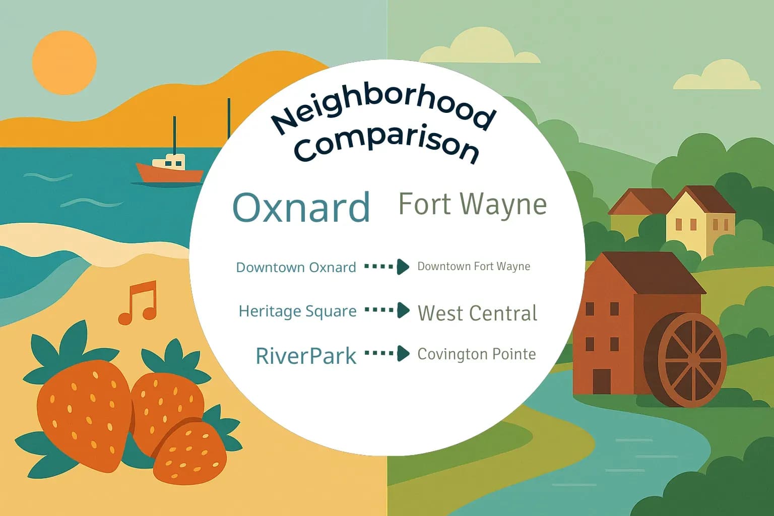 Oxnard vs Fort Wayne Neighborhood Comparison