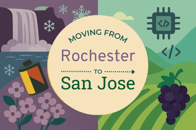 Moving from Rochester to San Jose