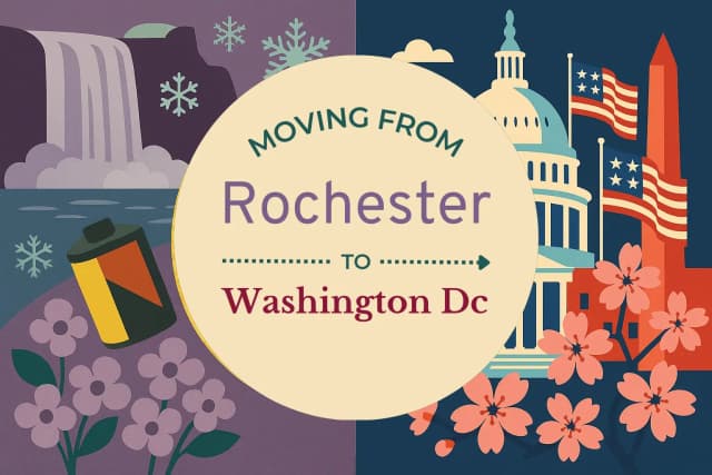 Moving from Rochester to Washington DC