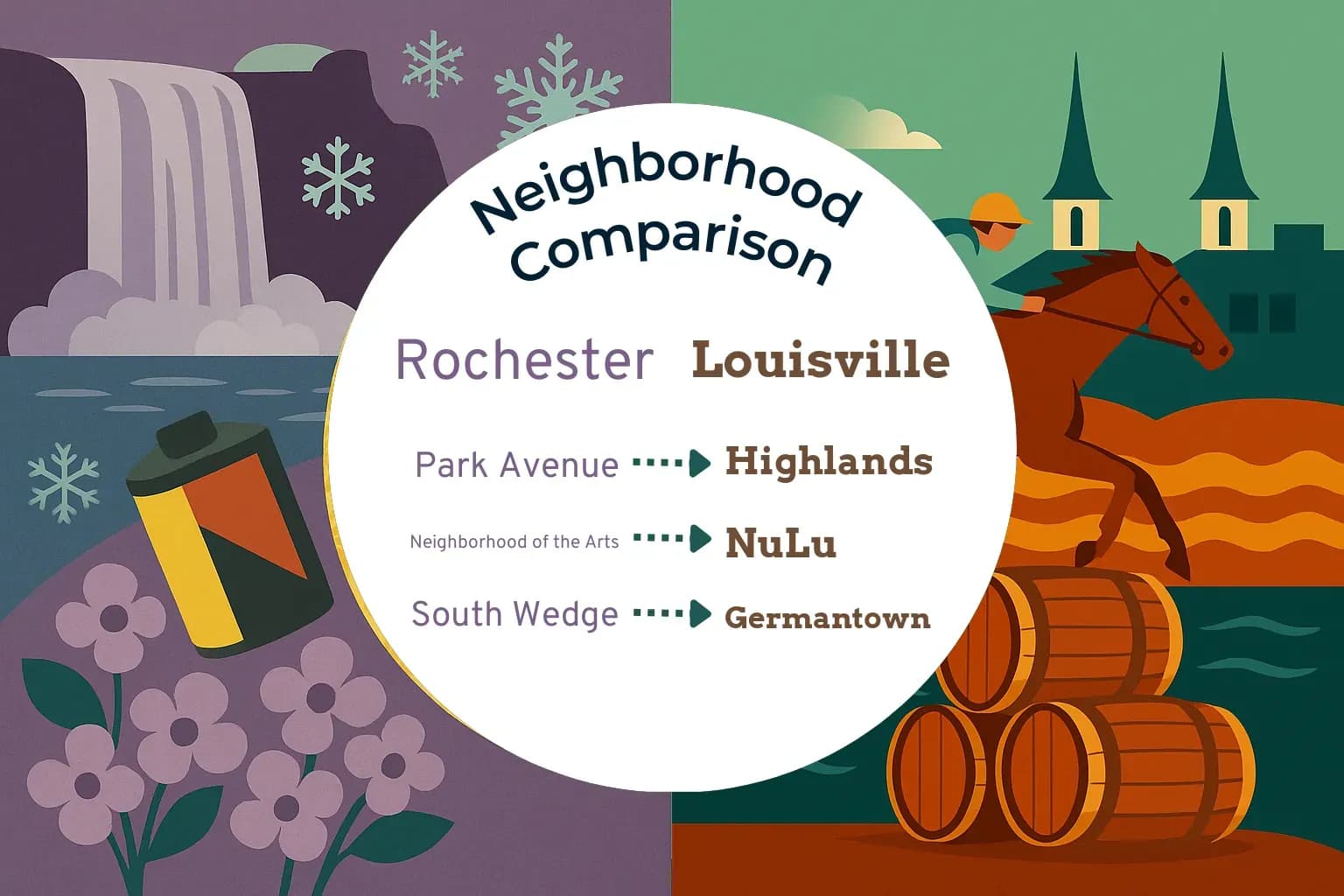 Rochester vs Louisville Neighborhood Comparison