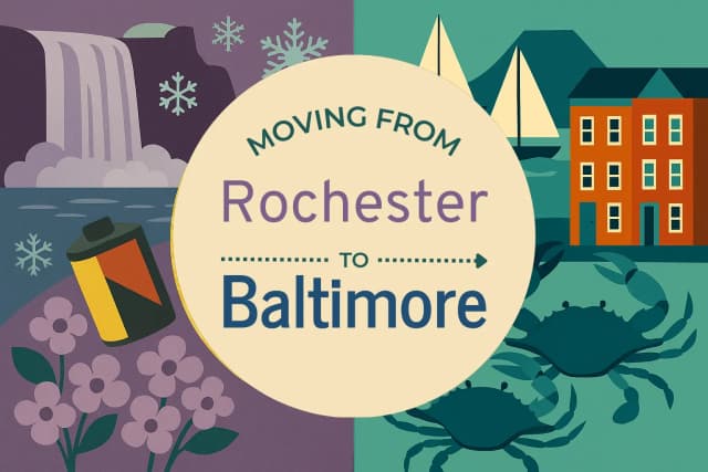 Moving from Rochester to Baltimore