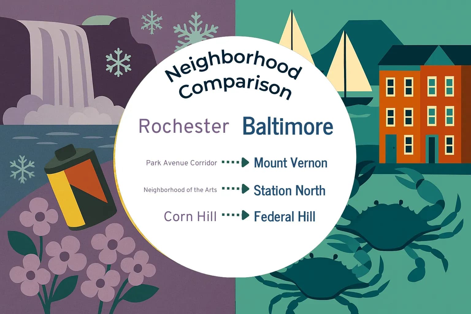Rochester vs Baltimore Neighborhood Comparison