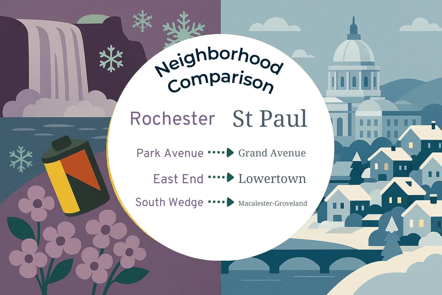 Rochester vs St. Paul Neighborhood Comparison