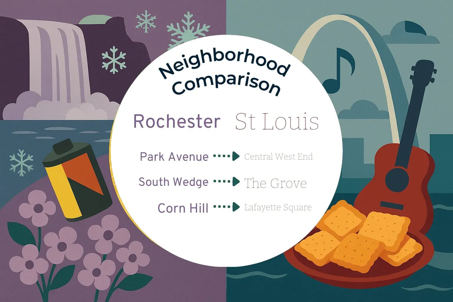 Rochester vs St. Louis Neighborhood Comparison