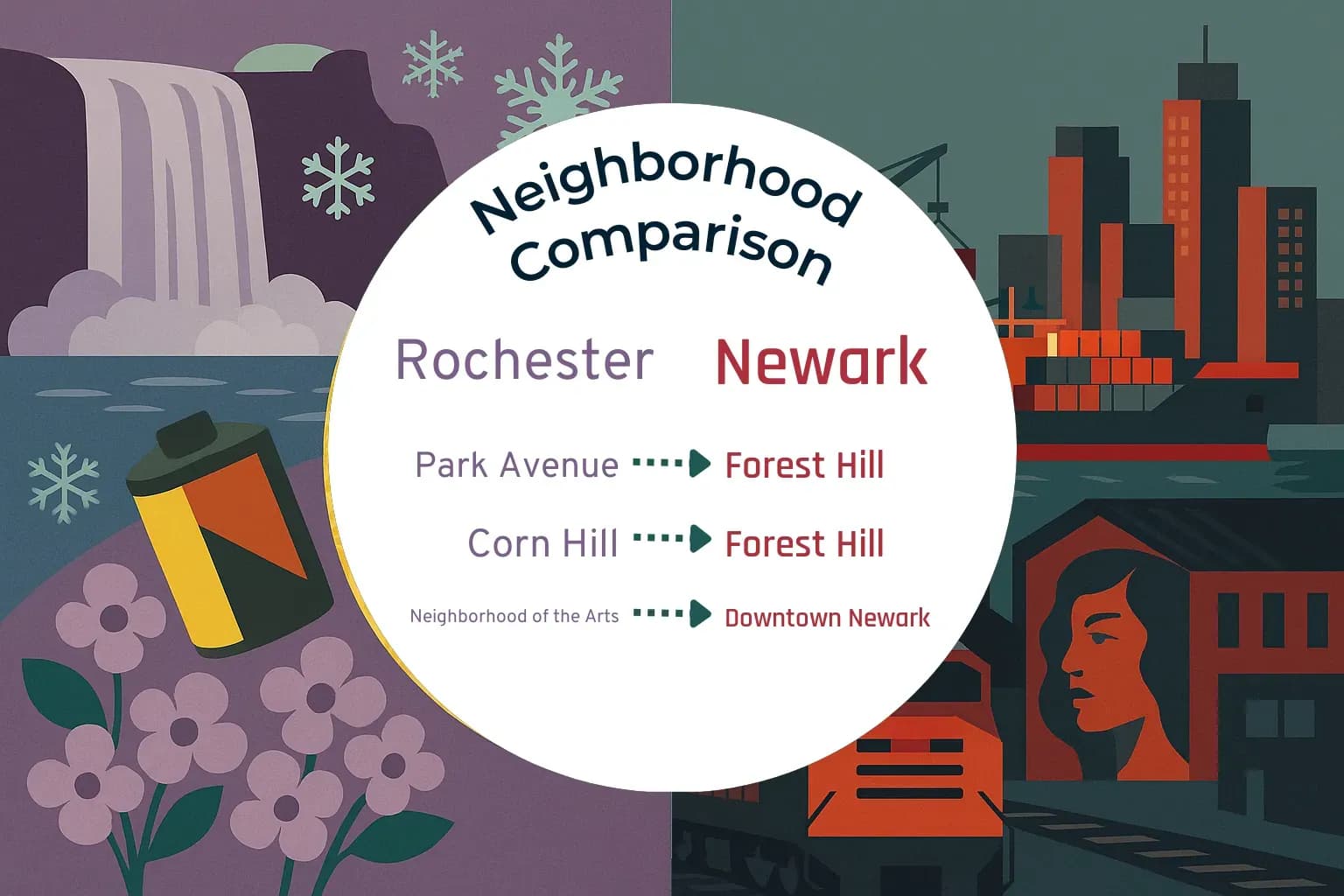 Rochester vs Newark Neighborhood Comparison