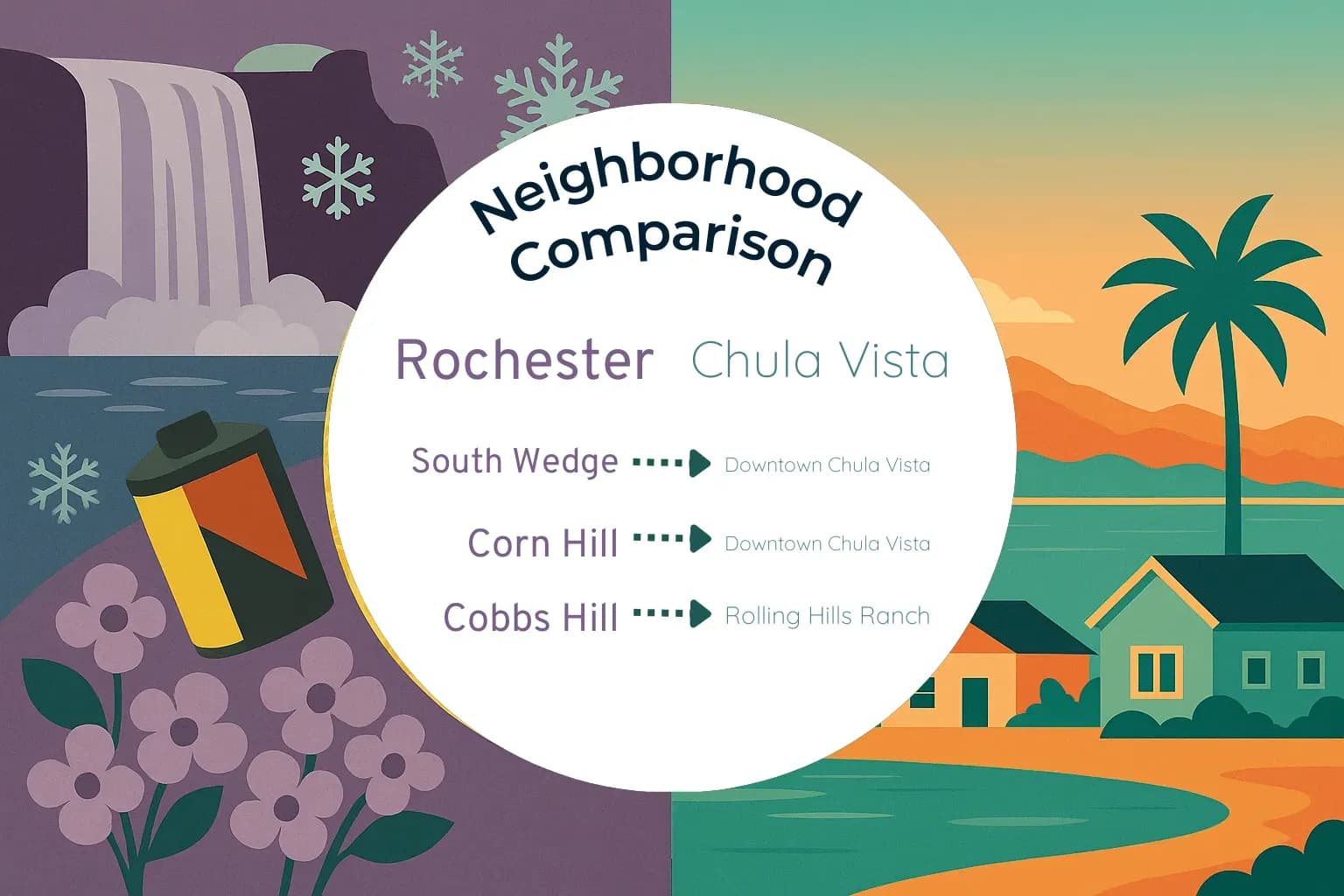 Rochester vs Chula Vista Neighborhood Comparison