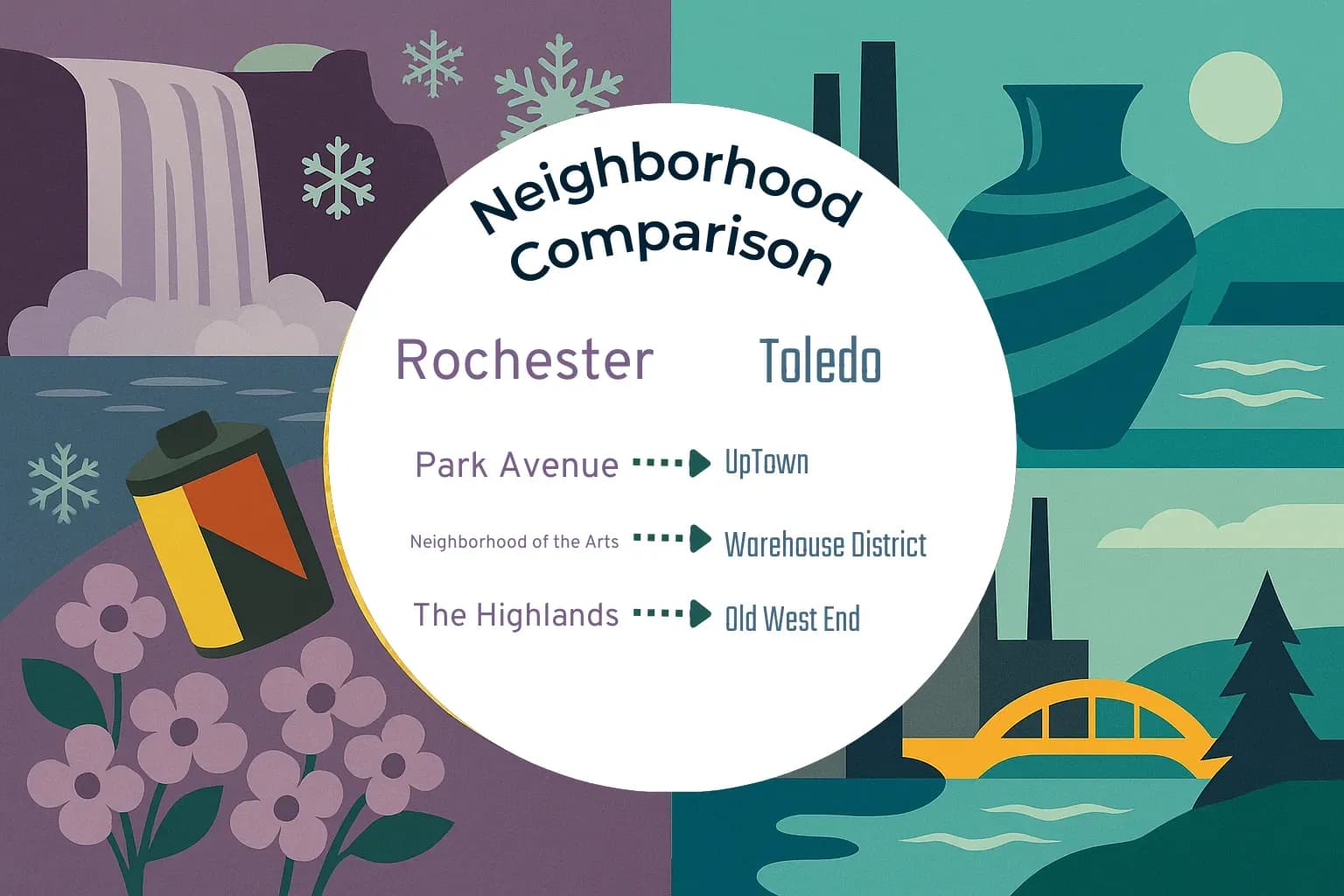 Rochester vs Toledo Neighborhood Comparison