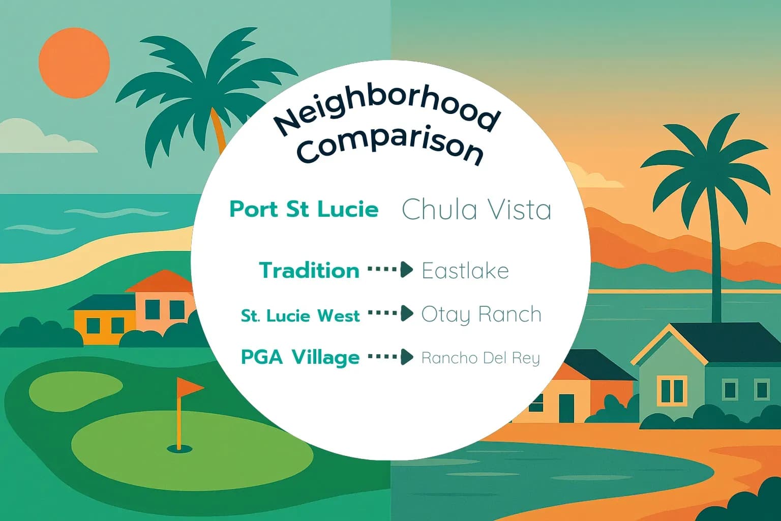 Port St. Lucie vs Chula Vista Neighborhood Comparison