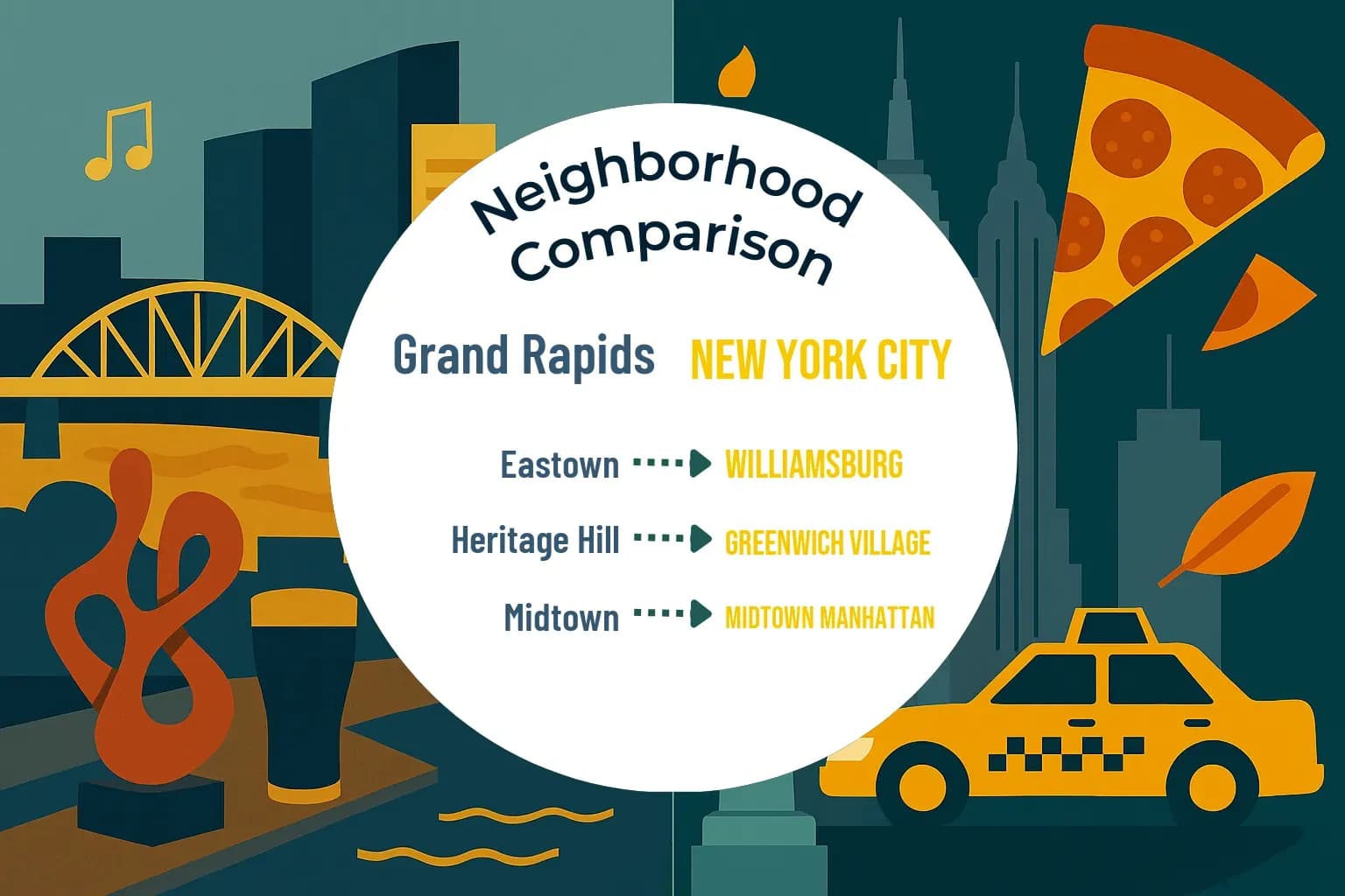 Grand Rapids vs New York City Neighborhood Comparison