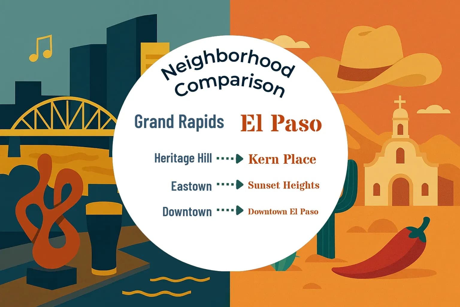 Grand Rapids vs El Paso Neighborhood Comparison