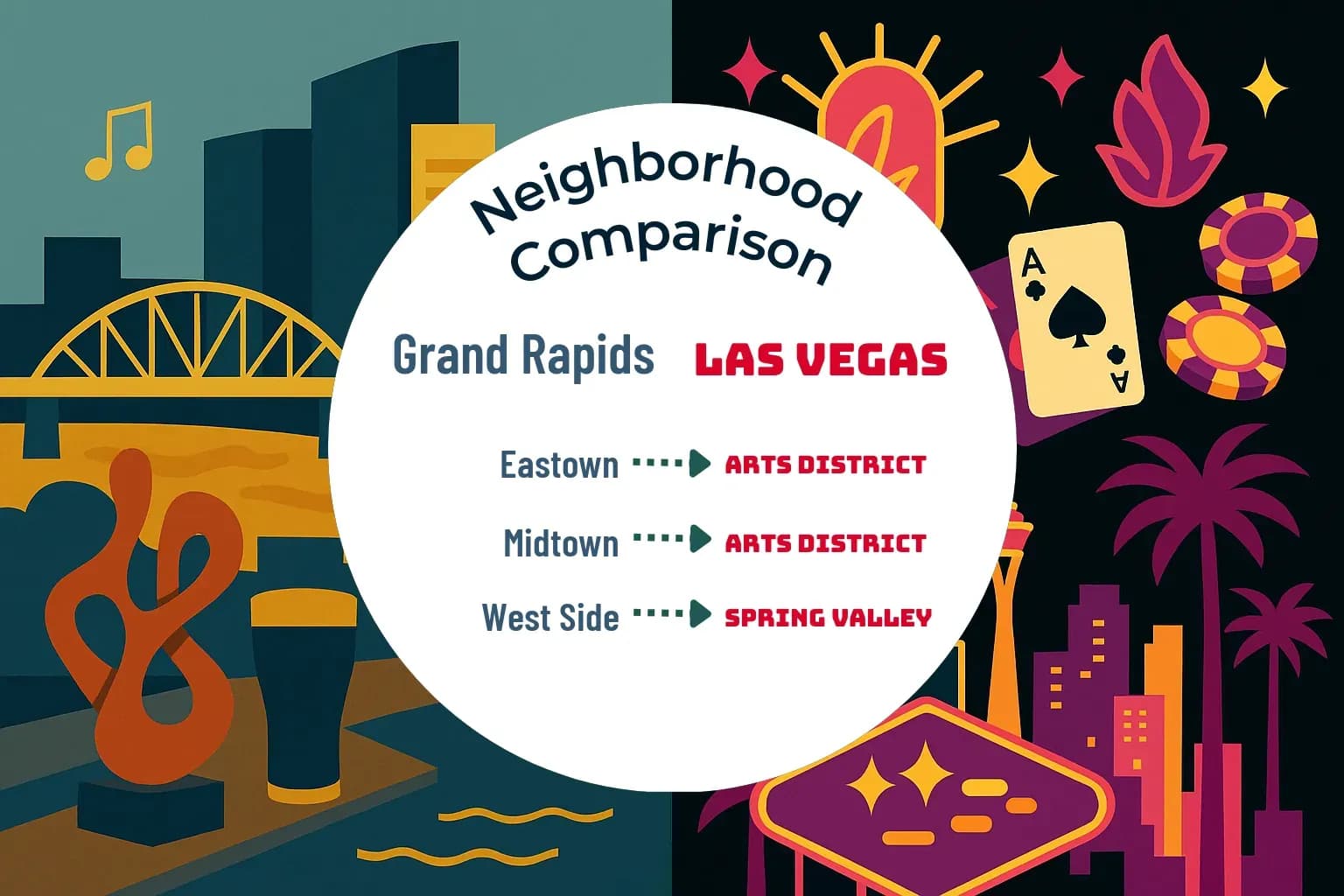 Grand Rapids vs Las Vegas Neighborhood Comparison