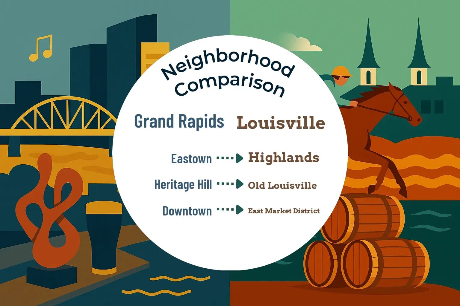 Grand Rapids vs Louisville Neighborhood Comparison