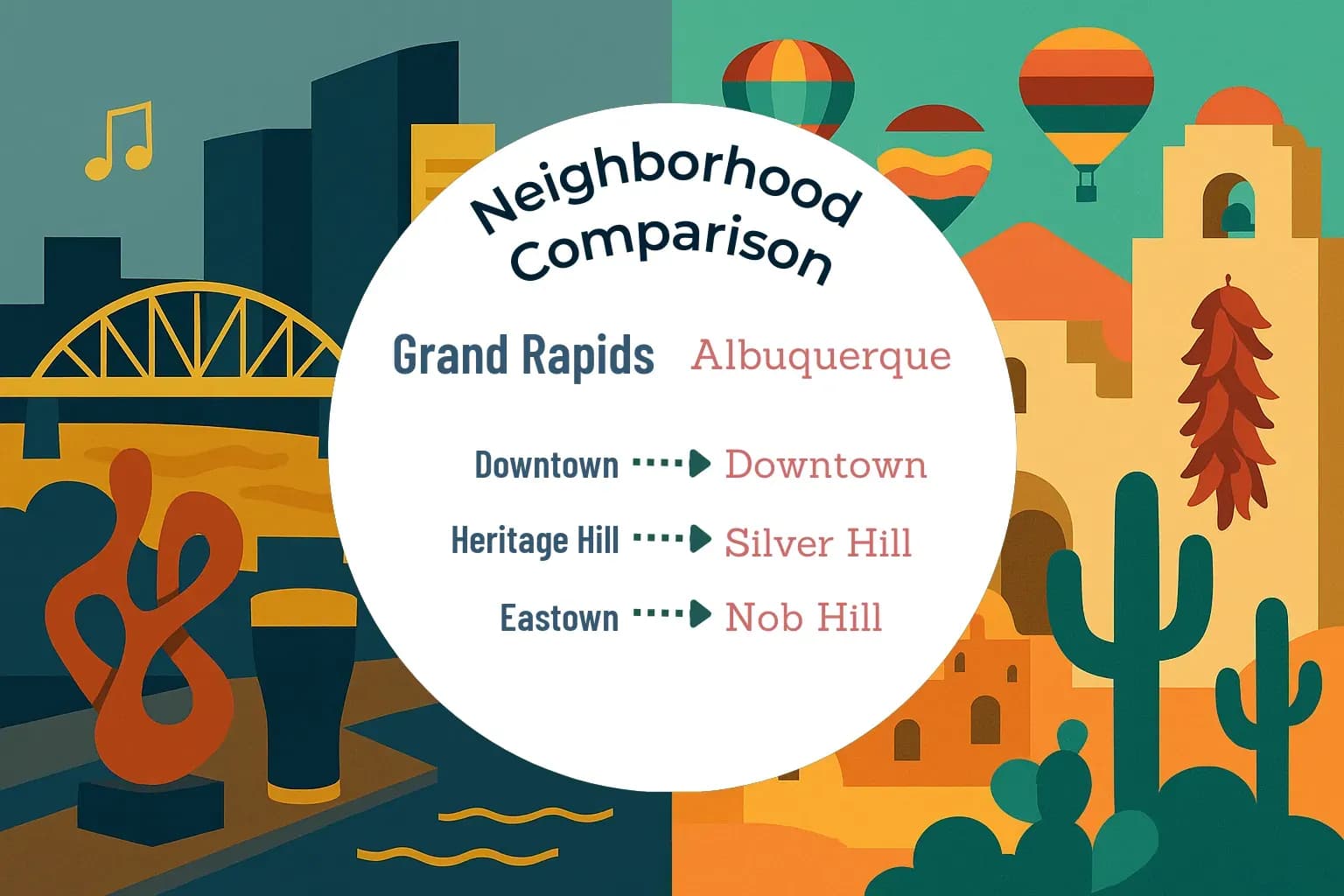 Grand Rapids vs Albuquerque Neighborhood Comparison