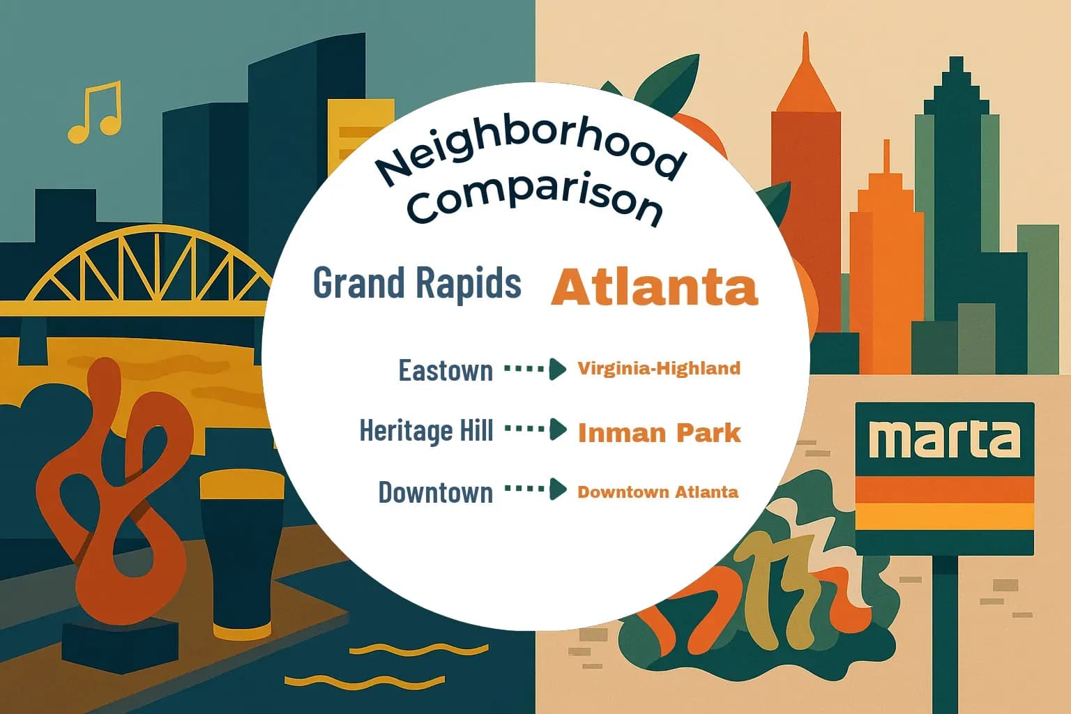 Grand Rapids vs Atlanta Neighborhood Comparison