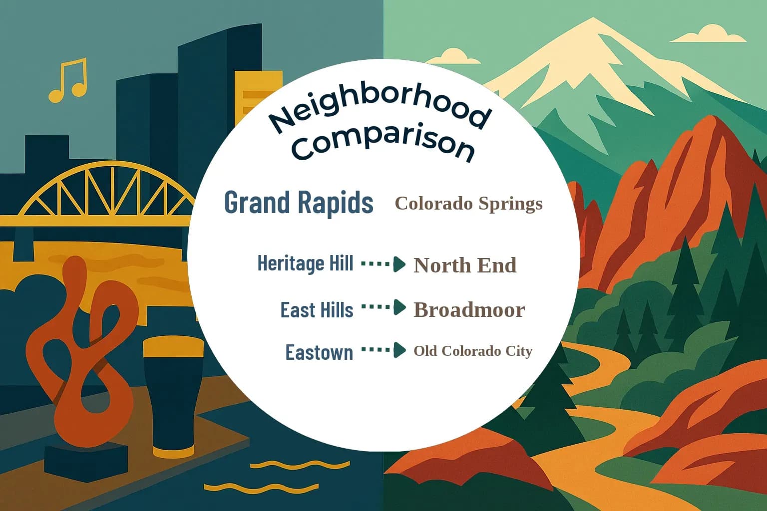 Grand Rapids vs Colorado Springs Neighborhood Comparison