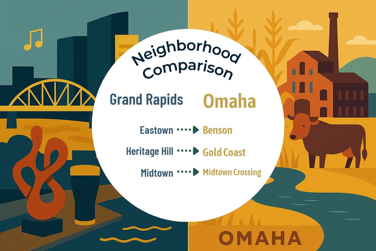 Grand Rapids vs Omaha Neighborhood Comparison