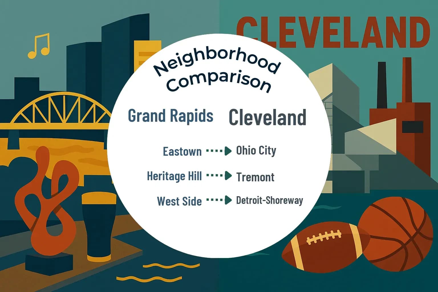 Grand Rapids vs Cleveland Neighborhood Comparison