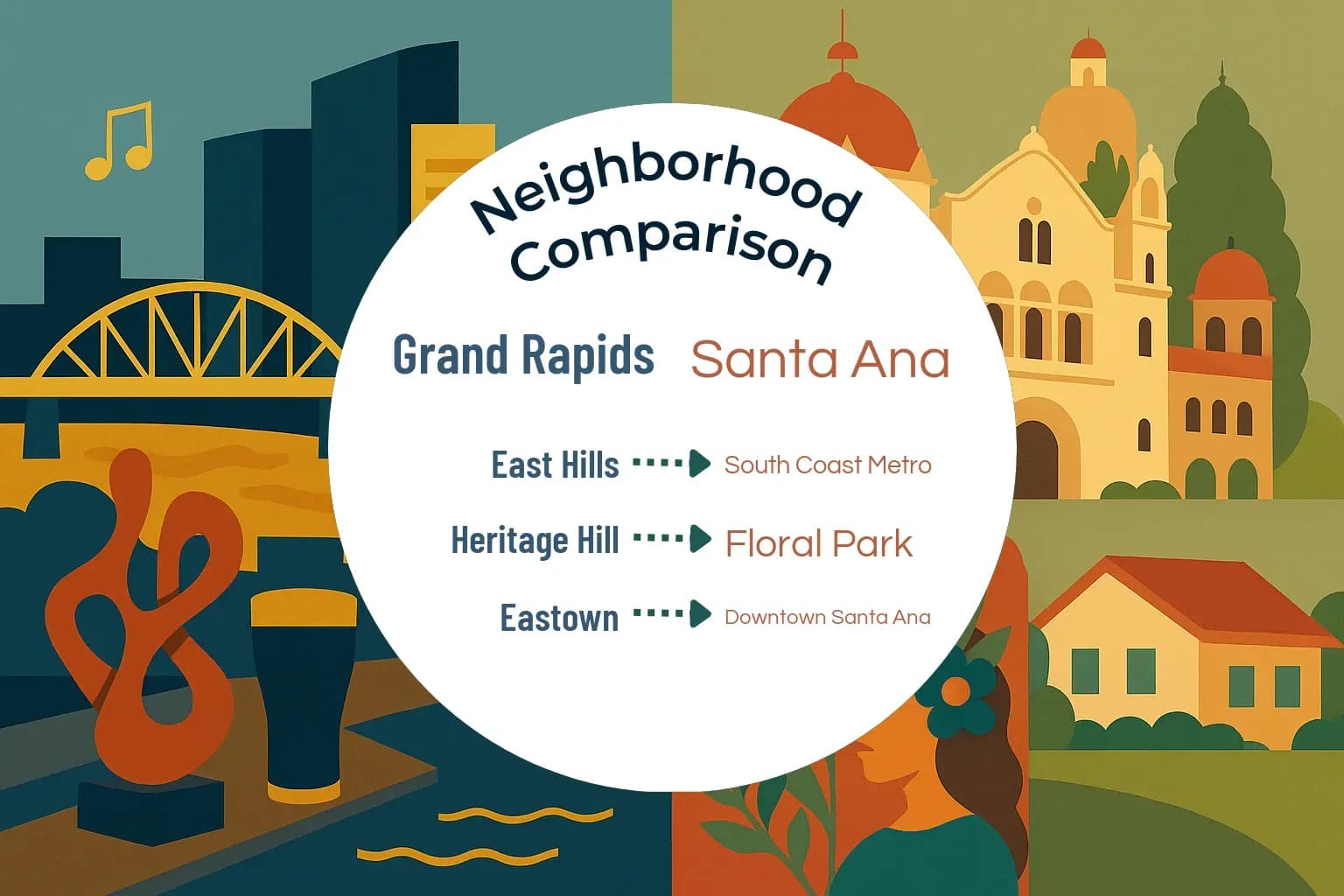 Grand Rapids vs Santa Ana Neighborhood Comparison