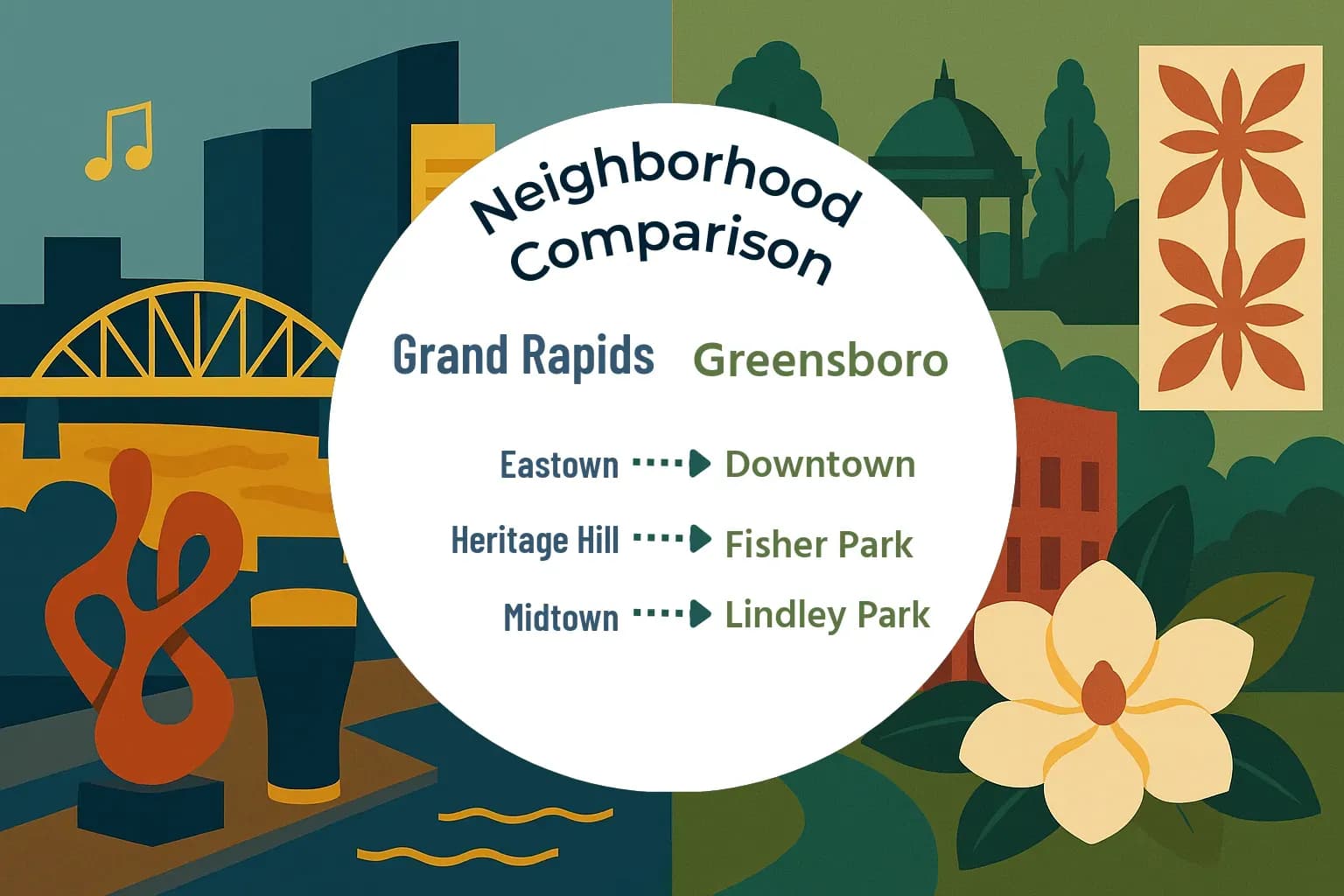 Grand Rapids vs Greensboro Neighborhood Comparison