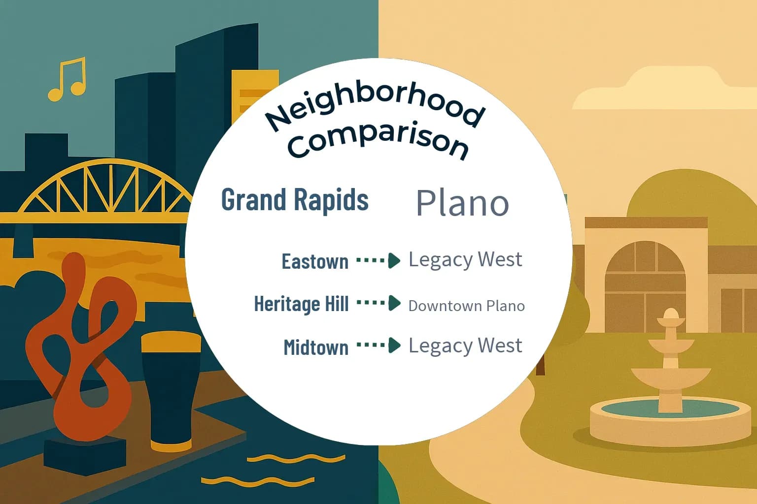 Grand Rapids vs Plano Neighborhood Comparison