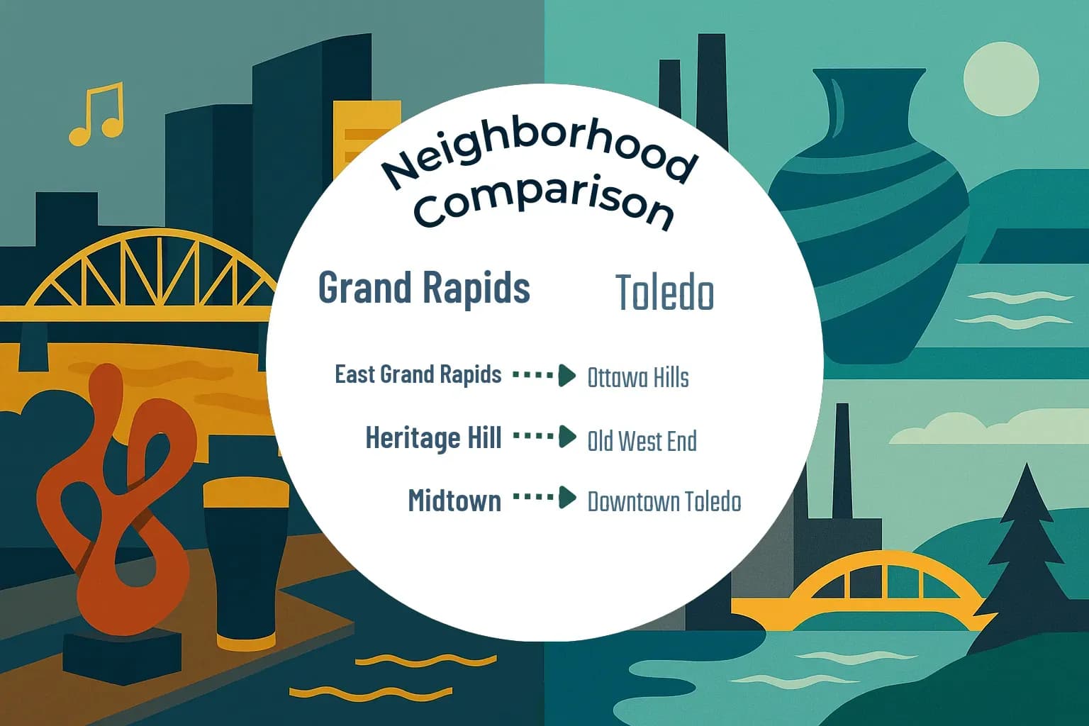 Grand Rapids vs Toledo Neighborhood Comparison