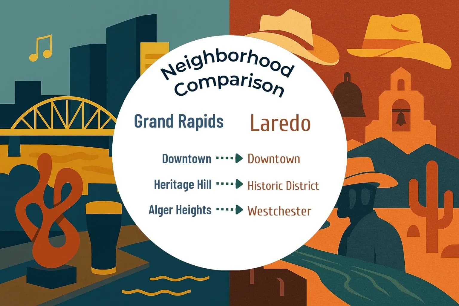 Grand Rapids vs Laredo Neighborhood Comparison