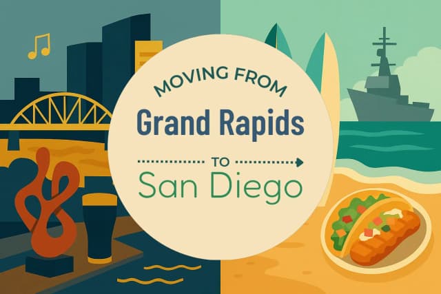Moving from Grand Rapids to San Diego