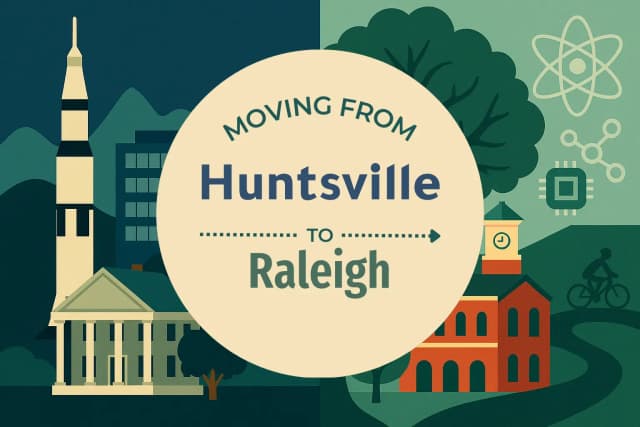 Moving from Huntsville to Raleigh
