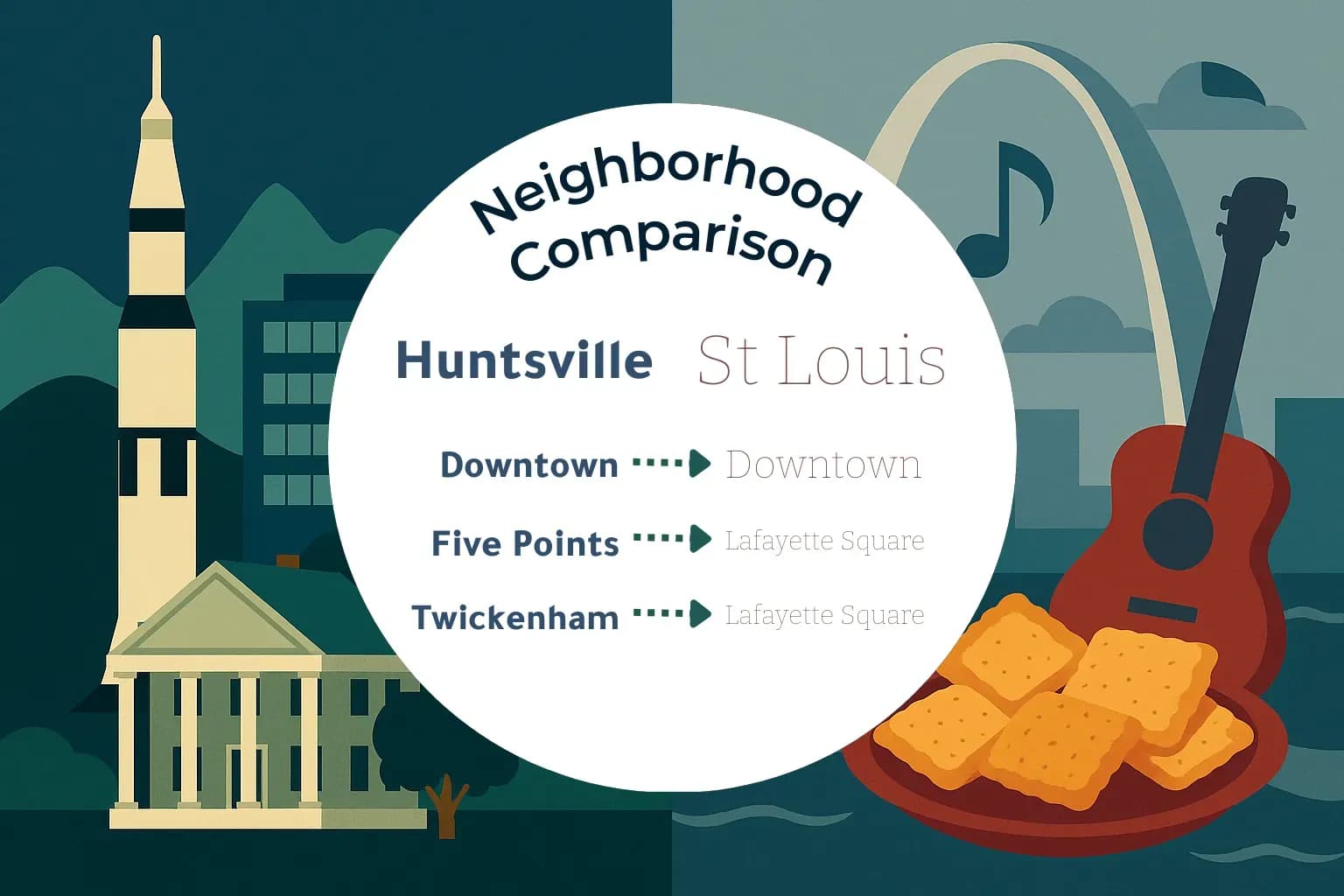 Huntsville vs St. Louis Neighborhood Comparison