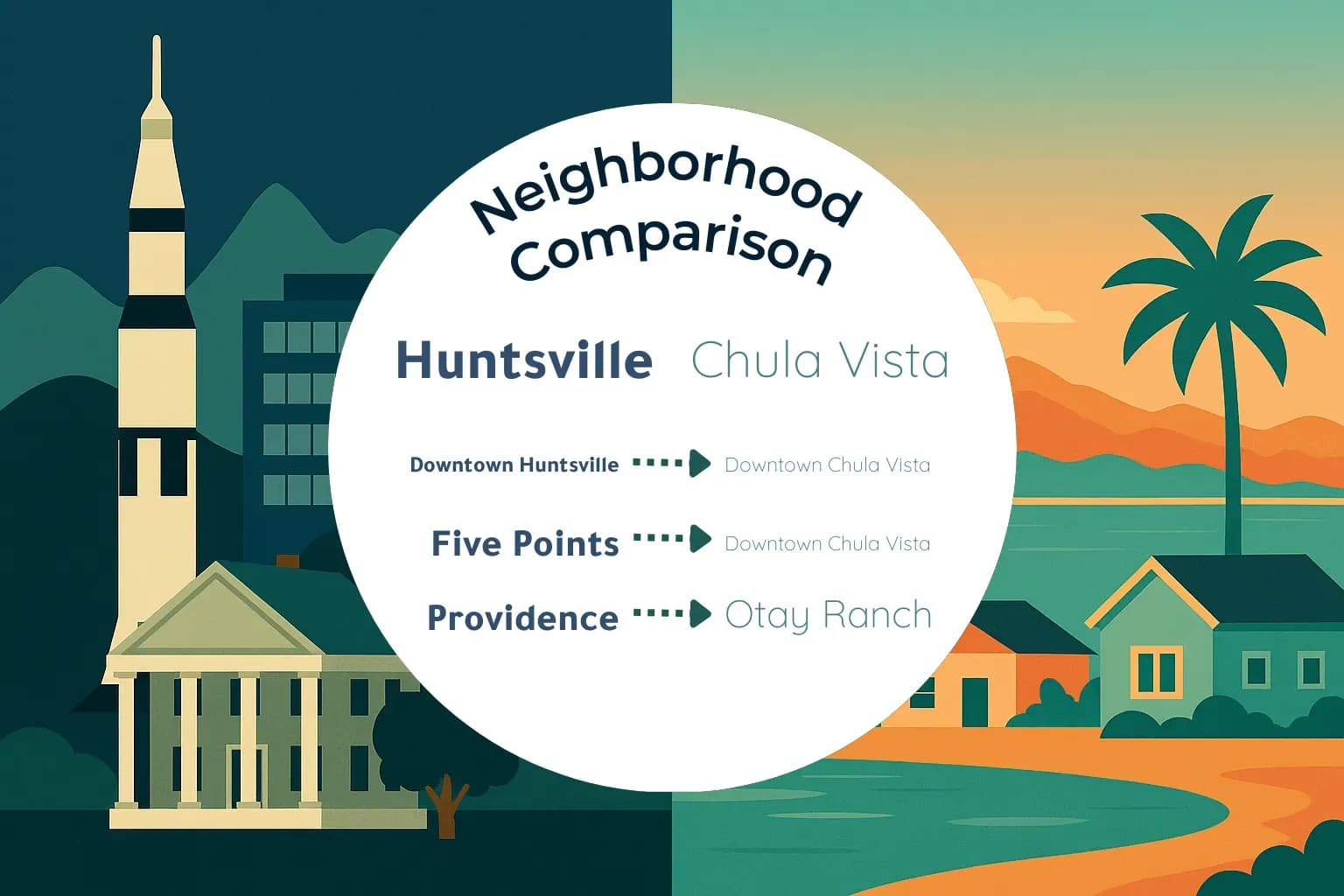 Huntsville vs Chula Vista Neighborhood Comparison