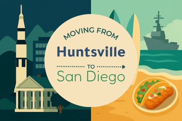 Moving from Huntsville to San Diego