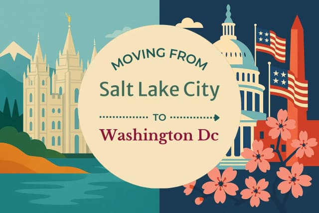 Moving from Salt Lake City to Washington DC