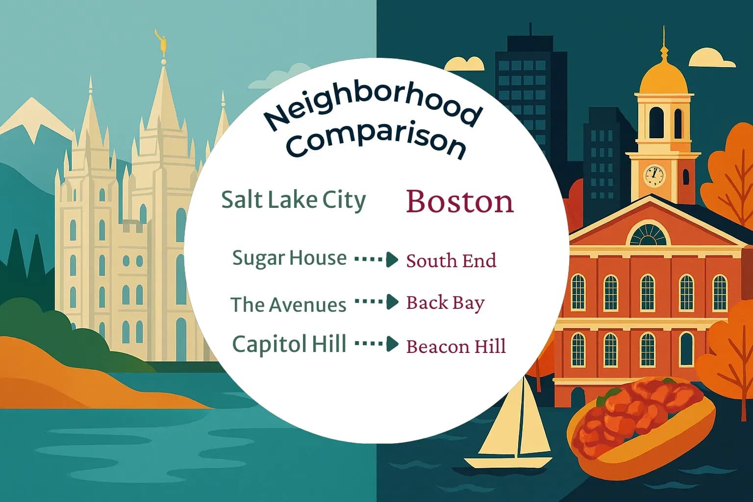 Salt Lake City vs Boston Neighborhood Comparison
