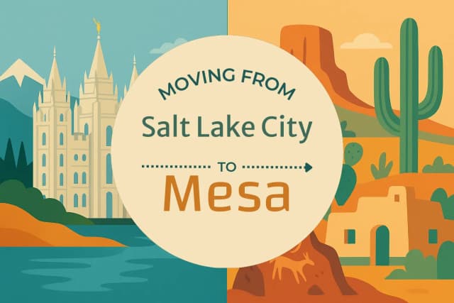 Moving from Salt Lake City to Mesa
