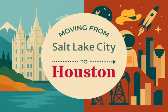 Moving from Salt Lake City to Houston
