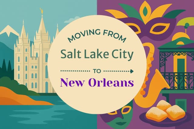 Moving from Salt Lake City to New Orleans