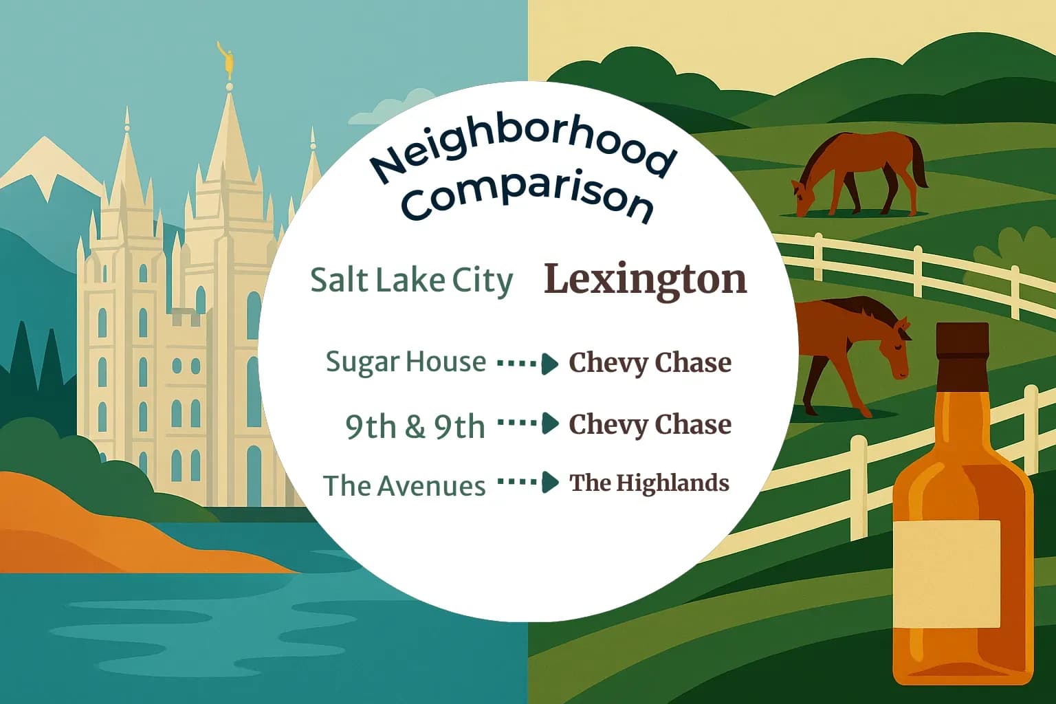Salt Lake City vs Lexington Neighborhood Comparison