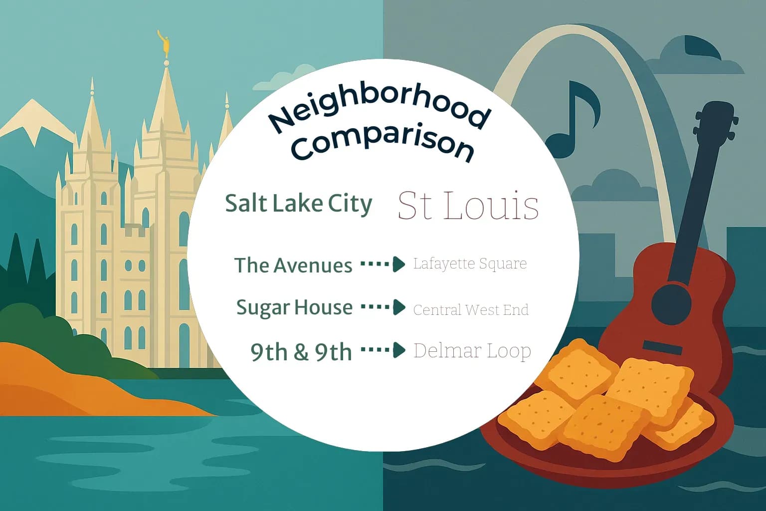 Salt Lake City vs St. Louis Neighborhood Comparison