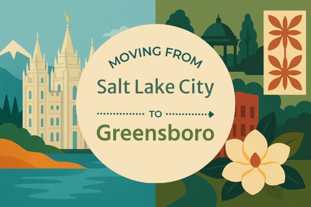 Moving from Salt Lake City to Greensboro